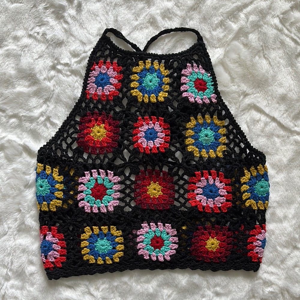 Colorful Crochet Top